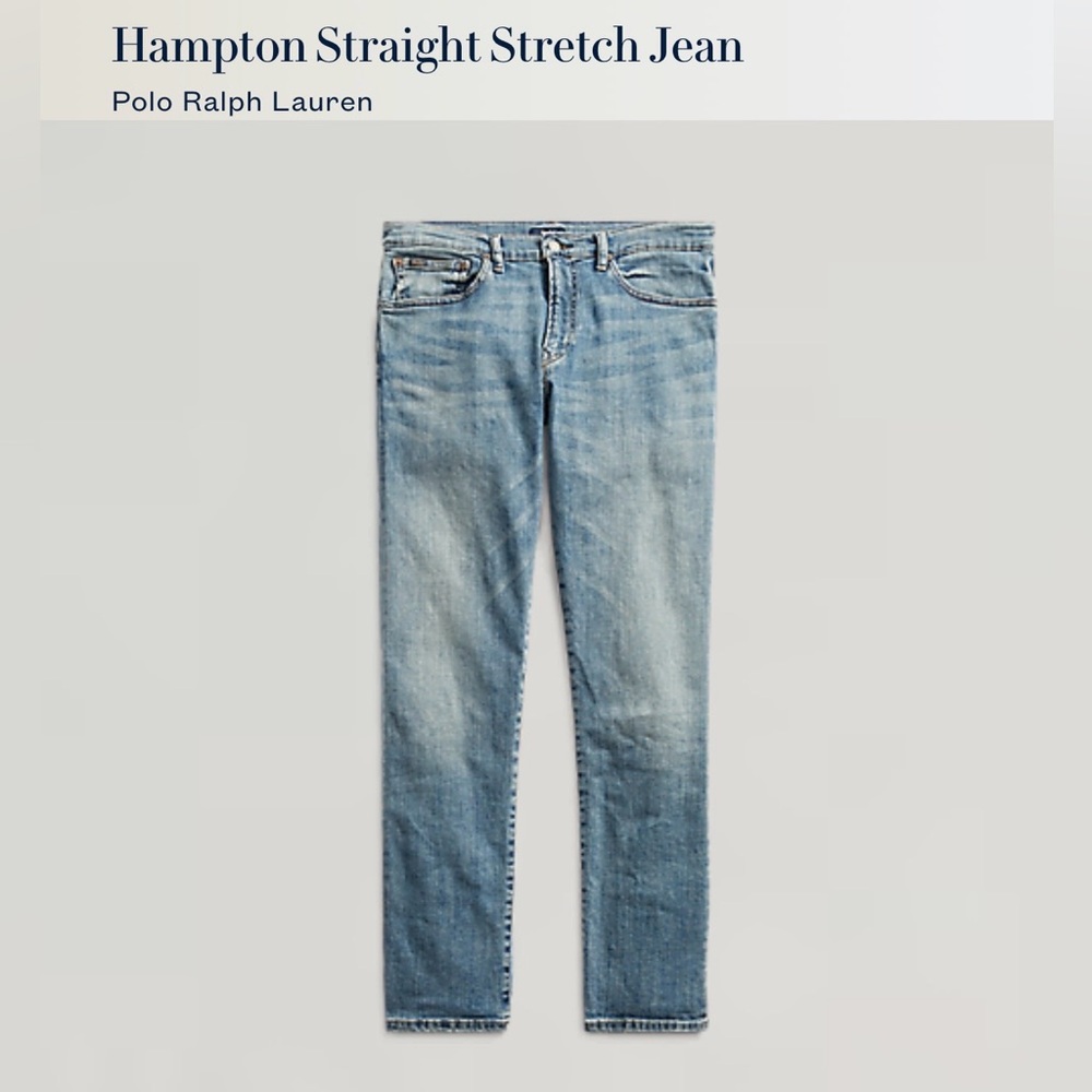 Polo Ralph Lauren Men's Light Blue Straight Jeans